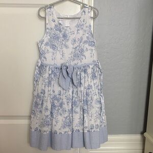 Blue Floral Kids Dress